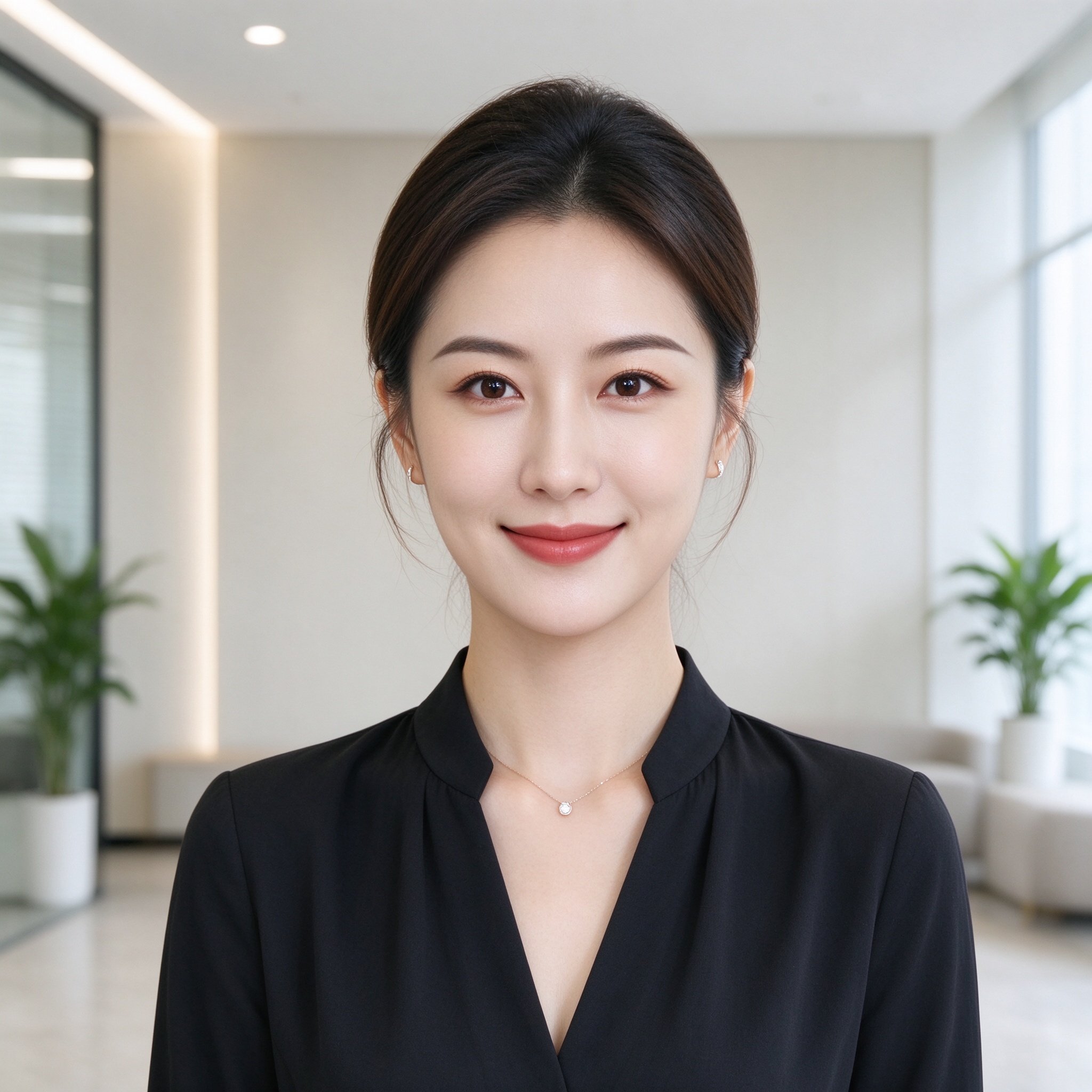 真人实名认证主播证件照风格肖像